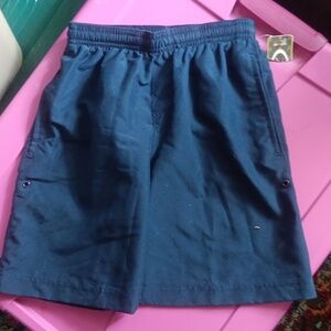Navy swim trunks